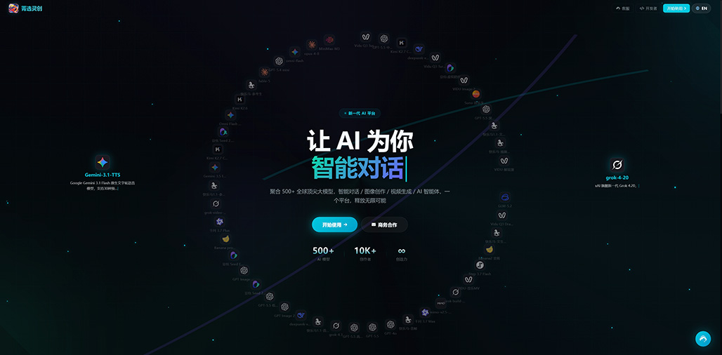 AI 内容创作场景展示
